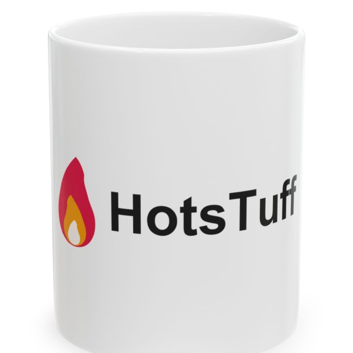 HotsTuff flame logo ceramic mug